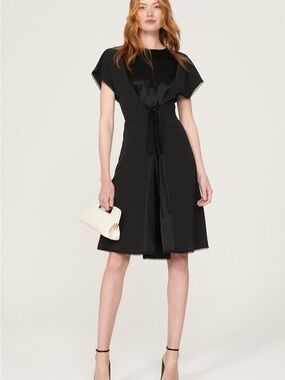 $375 msrp atlein collective tie front dress small